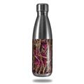 Skin Decal Wrap for RTIC Water Bottle 17oz WraptorCamo Grassy Marsh Camo Neon Fuchsia Hot Pink (BOTTLE NOT INCLUDED)