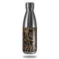 Skin Decal Wrap for RTIC Water Bottle 17oz WraptorCamo Grassy Marsh Camo Dark Gray (BOTTLE NOT INCLUDED)