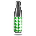 Skin Decal Wrap for RTIC Water Bottle 17oz Houndstooth Green (BOTTLE NOT INCLUDED)