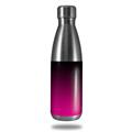 Skin Decal Wrap for RTIC Water Bottle 17oz Smooth Fades Hot Pink Black (BOTTLE NOT INCLUDED)