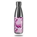 Skin Decal Wrap for RTIC Water Bottle 17oz Petals Pink (BOTTLE NOT INCLUDED)