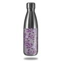 Skin Decal Wrap for RTIC Water Bottle 17oz Victorian Design Purple (BOTTLE NOT INCLUDED)