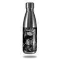 Skin Decal Wrap for RTIC Water Bottle 17oz Skulls Confetti White (BOTTLE NOT INCLUDED)