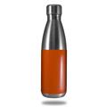 Skin Decal Wrap for RTIC Water Bottle 17oz Solids Collection Burnt Orange (BOTTLE NOT INCLUDED)