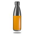 Skin Decal Wrap for RTIC Water Bottle 17oz Solids Collection Orange (BOTTLE NOT INCLUDED)