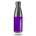 Skin Decal Wrap for RTIC Water Bottle 17oz Solids Collection Purple (BOTTLE NOT INCLUDED)