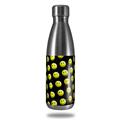 Skin Decal Wrap for RTIC Water Bottle 17oz Smileys on Black (BOTTLE NOT INCLUDED)