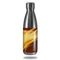 Skin Decal Wrap for RTIC Water Bottle 17oz Mystic Vortex Yellow (BOTTLE NOT INCLUDED)