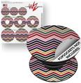 Decal Style Vinyl Skin Wrap 3 Pack for PopSockets Zig Zag Colors 02 (POPSOCKET NOT INCLUDED)