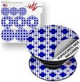 Decal Style Vinyl Skin Wrap 3 Pack for PopSockets Boxed Royal Blue (POPSOCKET NOT INCLUDED)