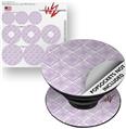 Decal Style Vinyl Skin Wrap 3 Pack for PopSockets Wavey Lavender (POPSOCKET NOT INCLUDED)