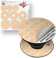 Decal Style Vinyl Skin Wrap 3 Pack for PopSockets Wavey Peach (POPSOCKET NOT INCLUDED)