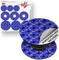 Decal Style Vinyl Skin Wrap 3 Pack for PopSockets Wavey Royal Blue (POPSOCKET NOT INCLUDED)