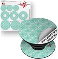 Decal Style Vinyl Skin Wrap 3 Pack for PopSockets Wavey Seafoam Green (POPSOCKET NOT INCLUDED)