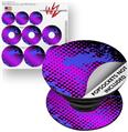 Decal Style Vinyl Skin Wrap 3 Pack for PopSockets Halftone Splatter Blue Hot Pink (POPSOCKET NOT INCLUDED)