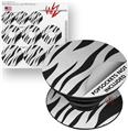 Decal Style Vinyl Skin Wrap 3 Pack for PopSockets Zebra Skin (POPSOCKET NOT INCLUDED)