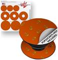Decal Style Vinyl Skin Wrap 3 Pack for PopSockets Anchors Away Burnt Orange (POPSOCKET NOT INCLUDED)