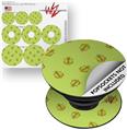 Decal Style Vinyl Skin Wrap 3 Pack for PopSockets Anchors Away Sage Green (POPSOCKET NOT INCLUDED)