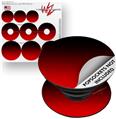 Decal Style Vinyl Skin Wrap 3 Pack for PopSockets Smooth Fades Red Black (POPSOCKET NOT INCLUDED)