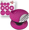 Decal Style Vinyl Skin Wrap 3 Pack for PopSockets Raining Fuschia Hot Pink (POPSOCKET NOT INCLUDED)