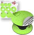 Decal Style Vinyl Skin Wrap 3 Pack for PopSockets Raining Neon Green (POPSOCKET NOT INCLUDED)