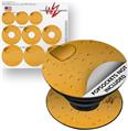 Decal Style Vinyl Skin Wrap 3 Pack for PopSockets Raining Orange (POPSOCKET NOT INCLUDED)