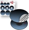 Decal Style Vinyl Skin Wrap 3 Pack for PopSockets Smooth Fades Blue Dust Black (POPSOCKET NOT INCLUDED)