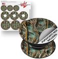 Decal Style Vinyl Skin Wrap 3 Pack for PopSockets WraptorCamo Grassy Marsh Camo Seafoam Green (POPSOCKET NOT INCLUDED)