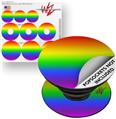 Decal Style Vinyl Skin Wrap 3 Pack for PopSockets Smooth Fades Rainbow (POPSOCKET NOT INCLUDED)