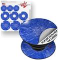 Decal Style Vinyl Skin Wrap 3 Pack for PopSockets Stardust Blue (POPSOCKET NOT INCLUDED)