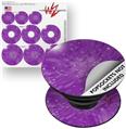 Decal Style Vinyl Skin Wrap 3 Pack for PopSockets Stardust Purple (POPSOCKET NOT INCLUDED)