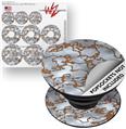 Decal Style Vinyl Skin Wrap 3 Pack for PopSockets Rusted Metal (POPSOCKET NOT INCLUDED)
