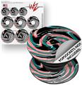 Decal Style Vinyl Skin Wrap 3 Pack for PopSockets Alecias Swirl 02 (POPSOCKET NOT INCLUDED)