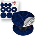 Decal Style Vinyl Skin Wrap 3 Pack for PopSockets Abstract 01 Blue (POPSOCKET NOT INCLUDED)