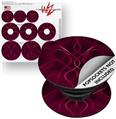 Decal Style Vinyl Skin Wrap 3 Pack for PopSockets Abstract 01 Pink (POPSOCKET NOT INCLUDED)