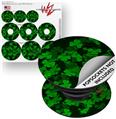 Decal Style Vinyl Skin Wrap 3 Pack for PopSockets St Patricks Clover Confetti (POPSOCKET NOT INCLUDED)