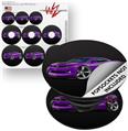 Decal Style Vinyl Skin Wrap 3 Pack for PopSockets 2010 Camaro RS Purple (POPSOCKET NOT INCLUDED)