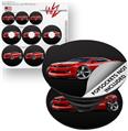 Decal Style Vinyl Skin Wrap 3 Pack for PopSockets 2010 Camaro RS Red (POPSOCKET NOT INCLUDED)
