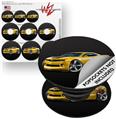 Decal Style Vinyl Skin Wrap 3 Pack for PopSockets 2010 Camaro RS Yellow (POPSOCKET NOT INCLUDED)