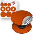 Decal Style Vinyl Skin Wrap 3 Pack for PopSockets Solids Collection Burnt Orange (POPSOCKET NOT INCLUDED)