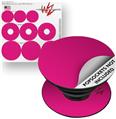 Decal Style Vinyl Skin Wrap 3 Pack for PopSockets Solids Collection Fushia (POPSOCKET NOT INCLUDED)