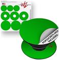 Decal Style Vinyl Skin Wrap 3 Pack for PopSockets Solids Collection Green (POPSOCKET NOT INCLUDED)