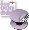 Decal Style Vinyl Skin Wrap 3 Pack for PopSockets Solids Collection Lavender (POPSOCKET NOT INCLUDED)