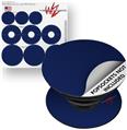 Decal Style Vinyl Skin Wrap 3 Pack for PopSockets Solids Collection Navy Blue (POPSOCKET NOT INCLUDED)