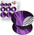 Decal Style Vinyl Skin Wrap 3 Pack for PopSockets Mystic Vortex Purple (POPSOCKET NOT INCLUDED)