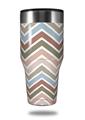 Skin Decal Wrap for Walmart Ozark Trail Tumblers 40oz Zig Zag Colors 03 (TUMBLER NOT INCLUDED)