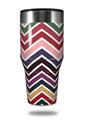 Skin Decal Wrap for Walmart Ozark Trail Tumblers 40oz Zig Zag Colors 02 (TUMBLER NOT INCLUDED)