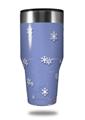 Skin Decal Wrap for Walmart Ozark Trail Tumblers 40oz Snowflakes (TUMBLER NOT INCLUDED)