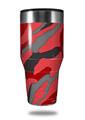 Skin Decal Wrap for Walmart Ozark Trail Tumblers 40oz Camouflage Red (TUMBLER NOT INCLUDED)