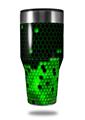 Skin Decal Wrap for Walmart Ozark Trail Tumblers 40oz HEX Green (TUMBLER NOT INCLUDED)